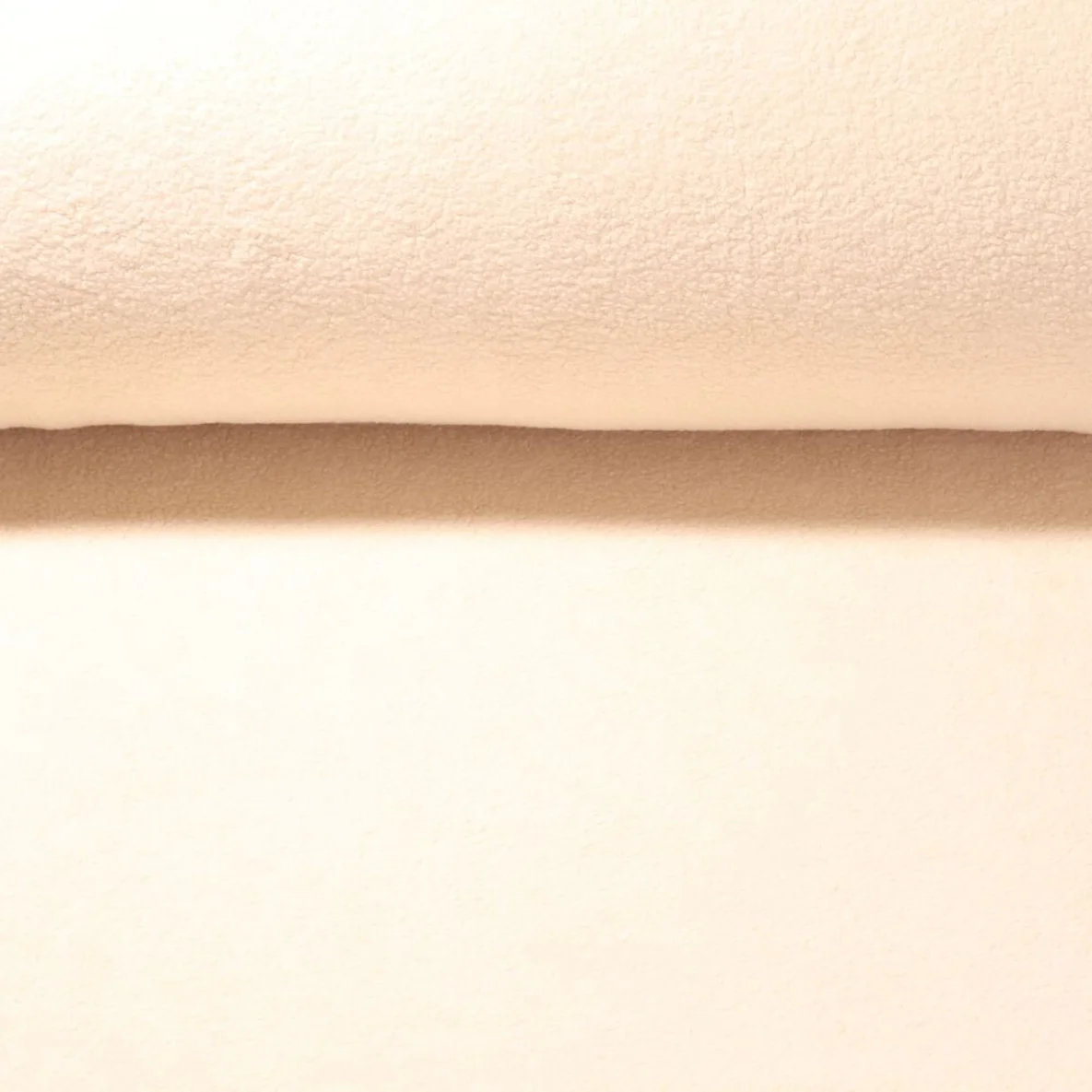 Glattes Teddyfleece "Matilda" Uni Ecru