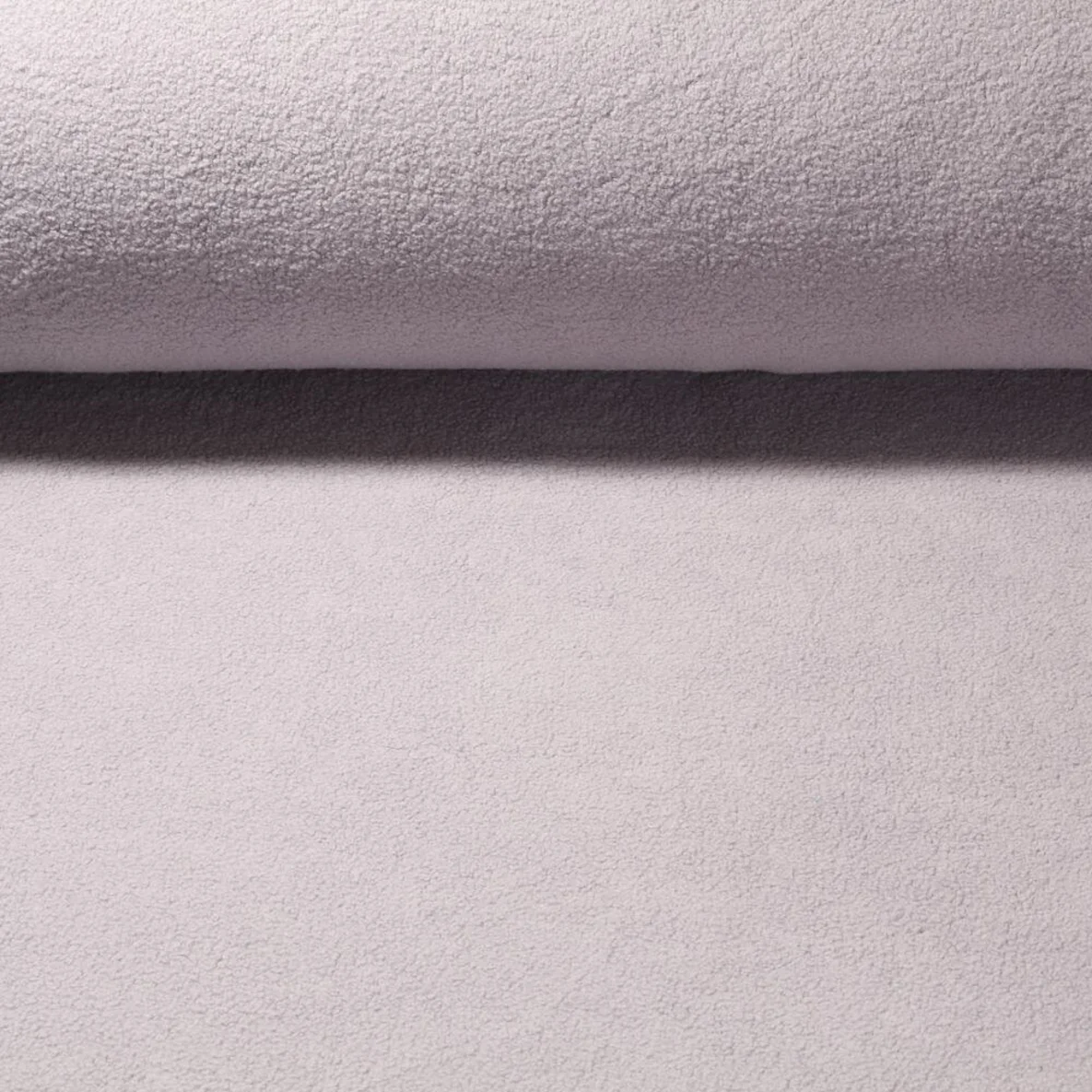 Glattes Teddyfleece "Matilda" Uni Mausgrau