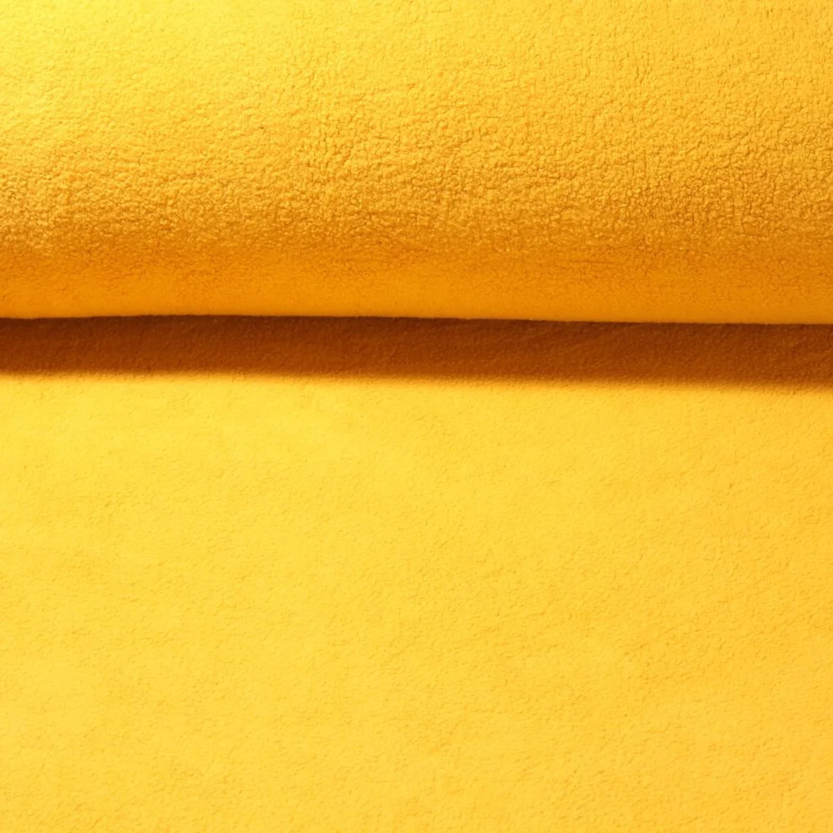 Glattes Teddyfleece "Matilda" Uni Ockergelb