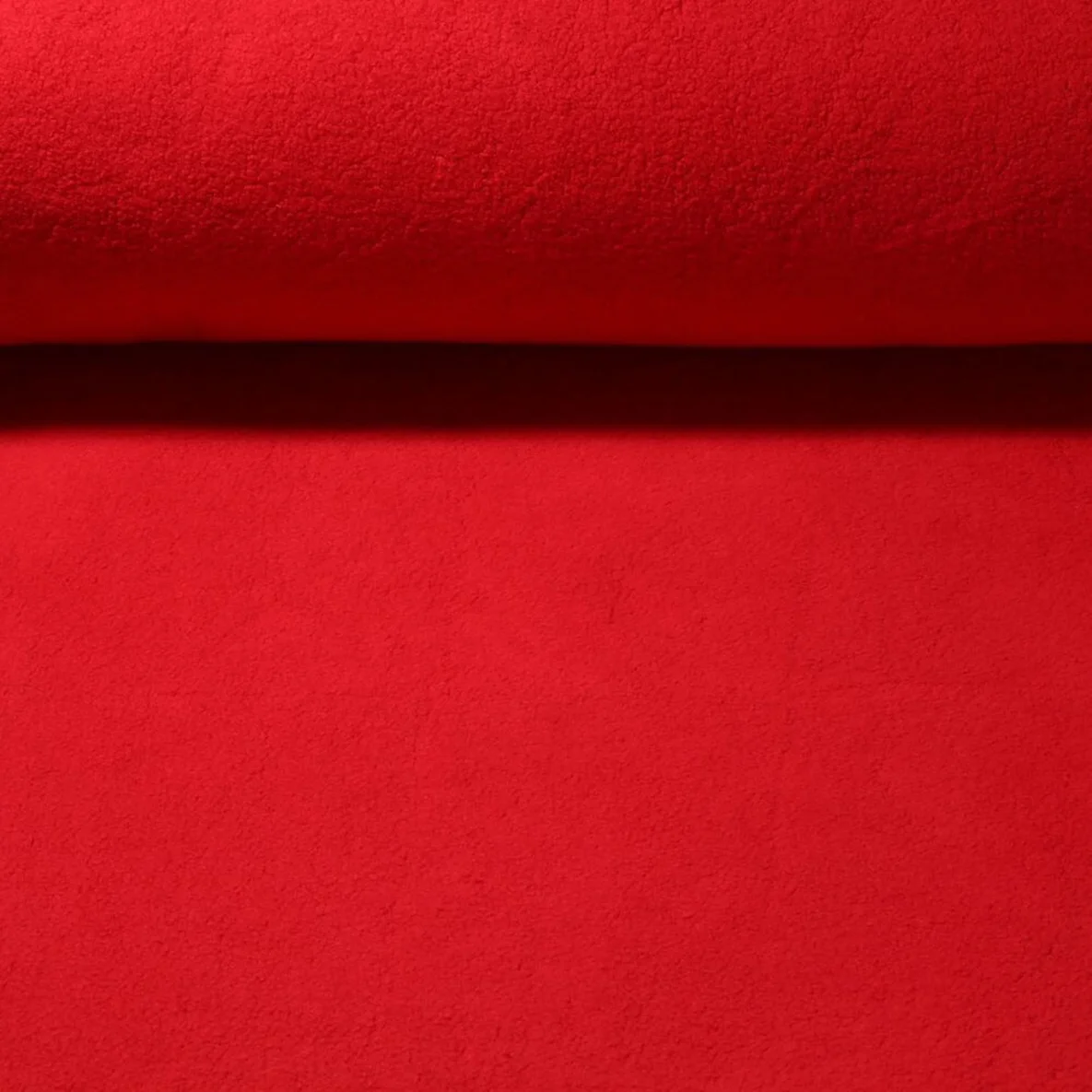 Glattes Teddyfleece "Matilda" Uni Rot