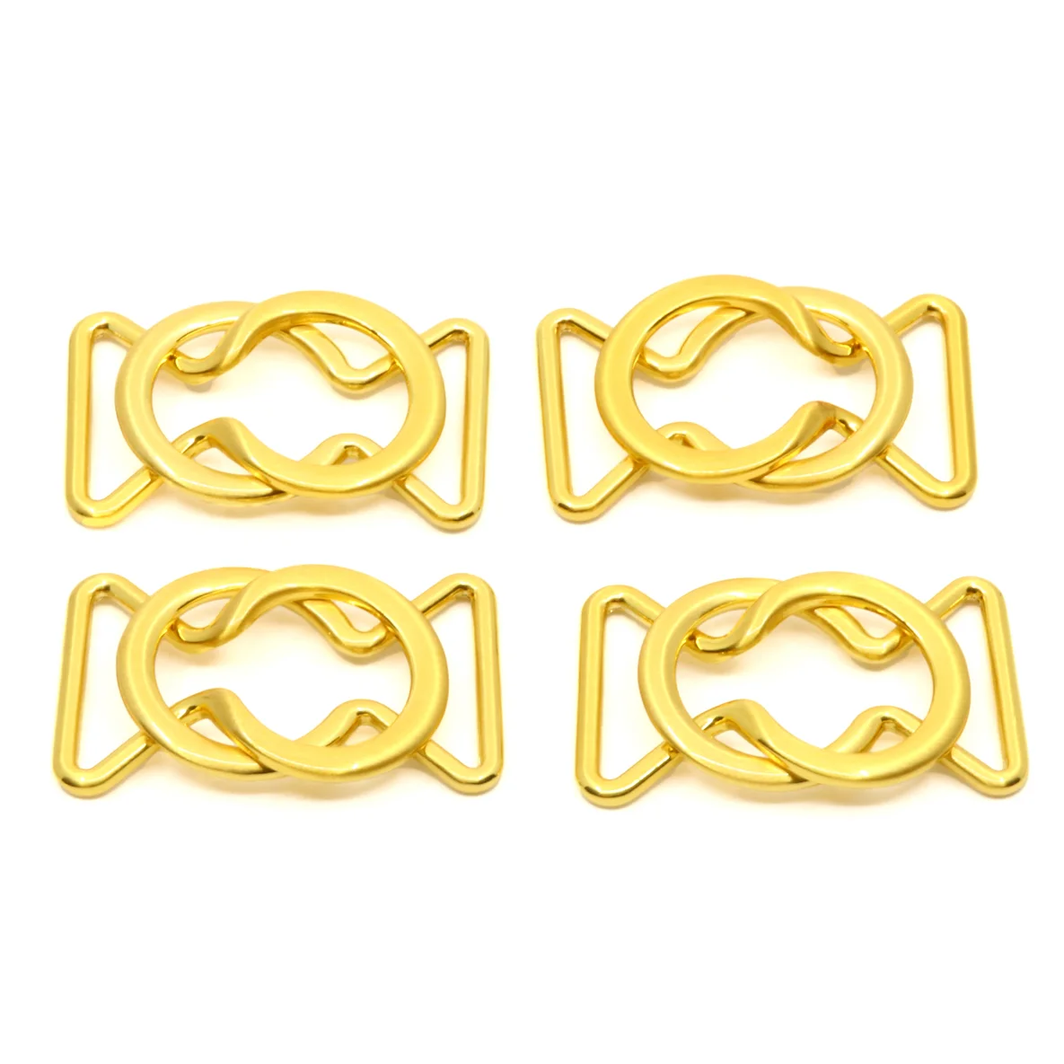 Gürtelschnalle Design 25mm Gold