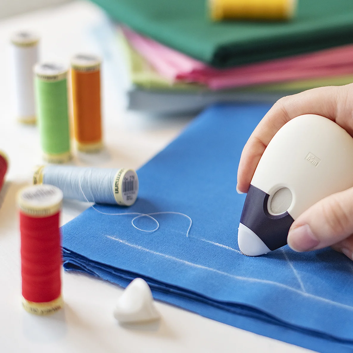 Gütermann Allesnäher Set mit PRYM Kreiderad Maus