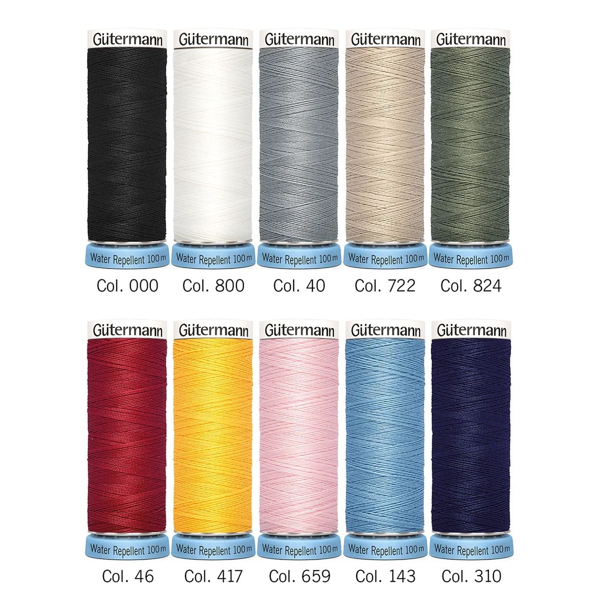 Gütermann Allesnäher Water Repellent Set 10x100m