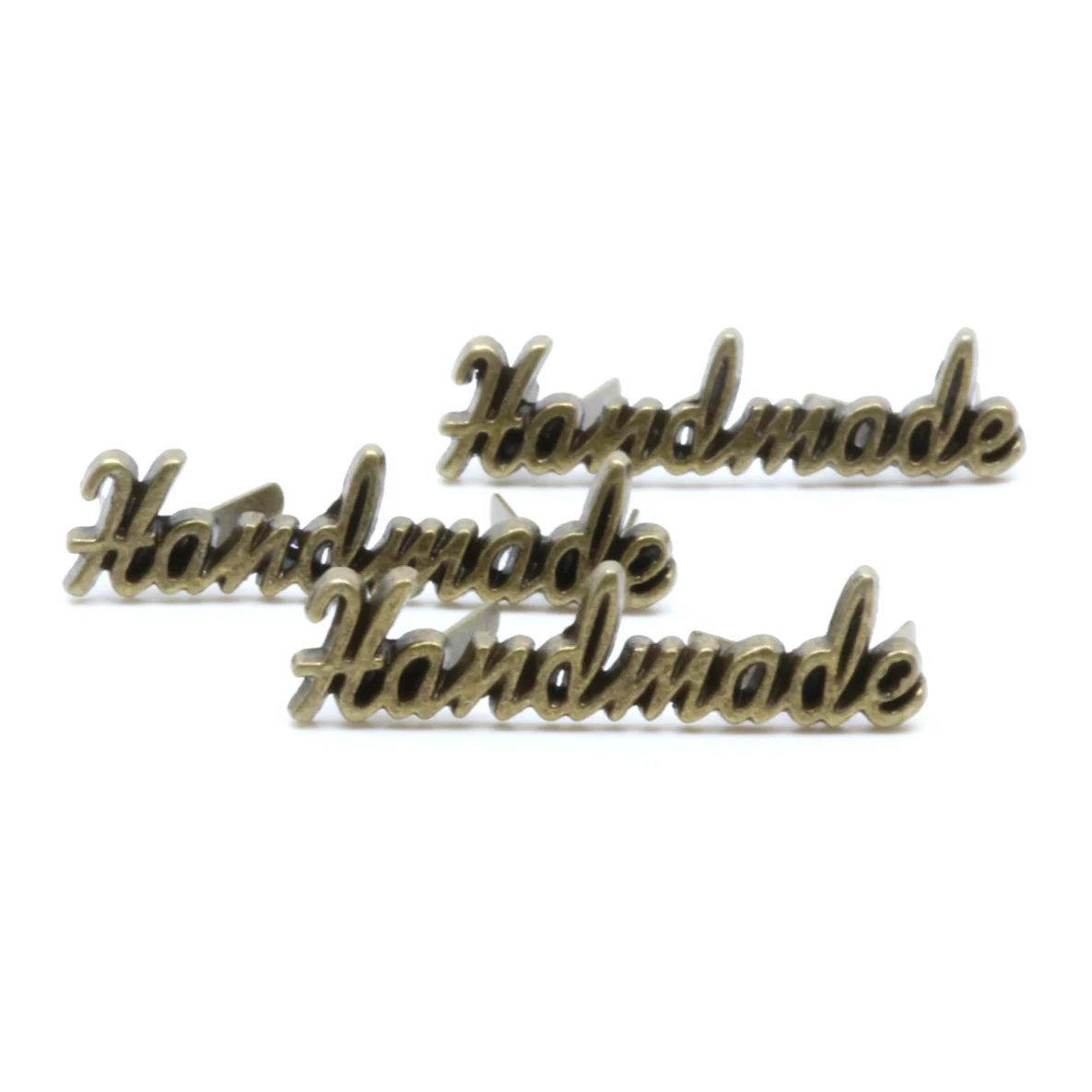 Handmade Label Kontur Messing