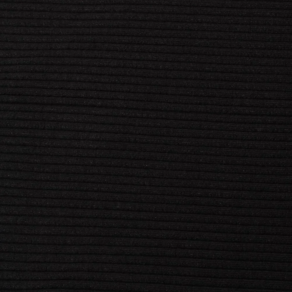 Heavy Rib Bündchen meliert "Paul" Schwarz