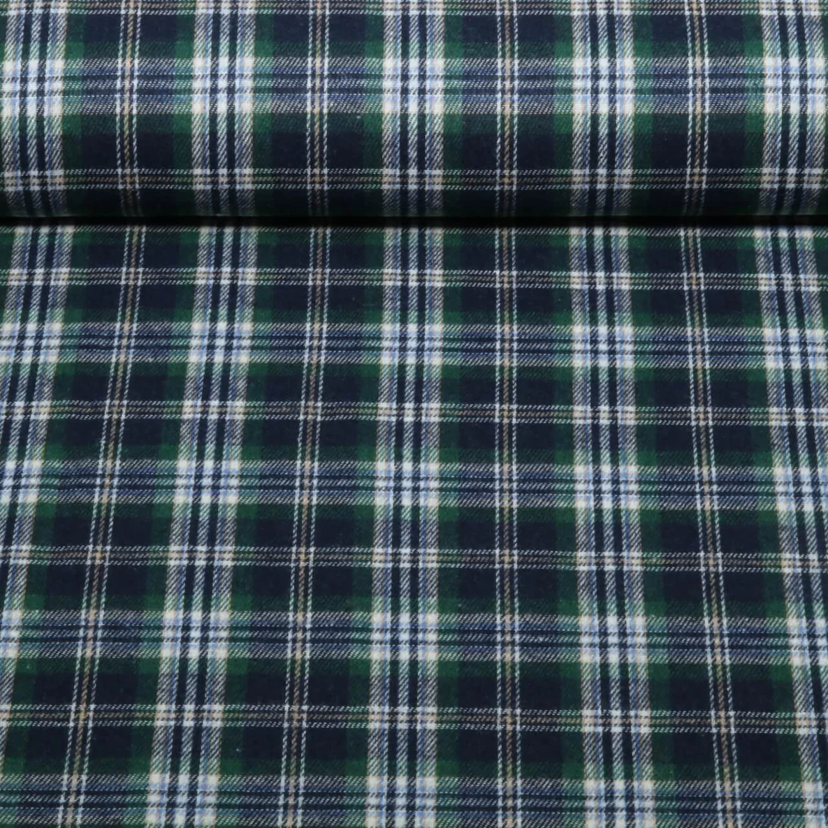 Hemdenstoff Holzfällerkaro Navy