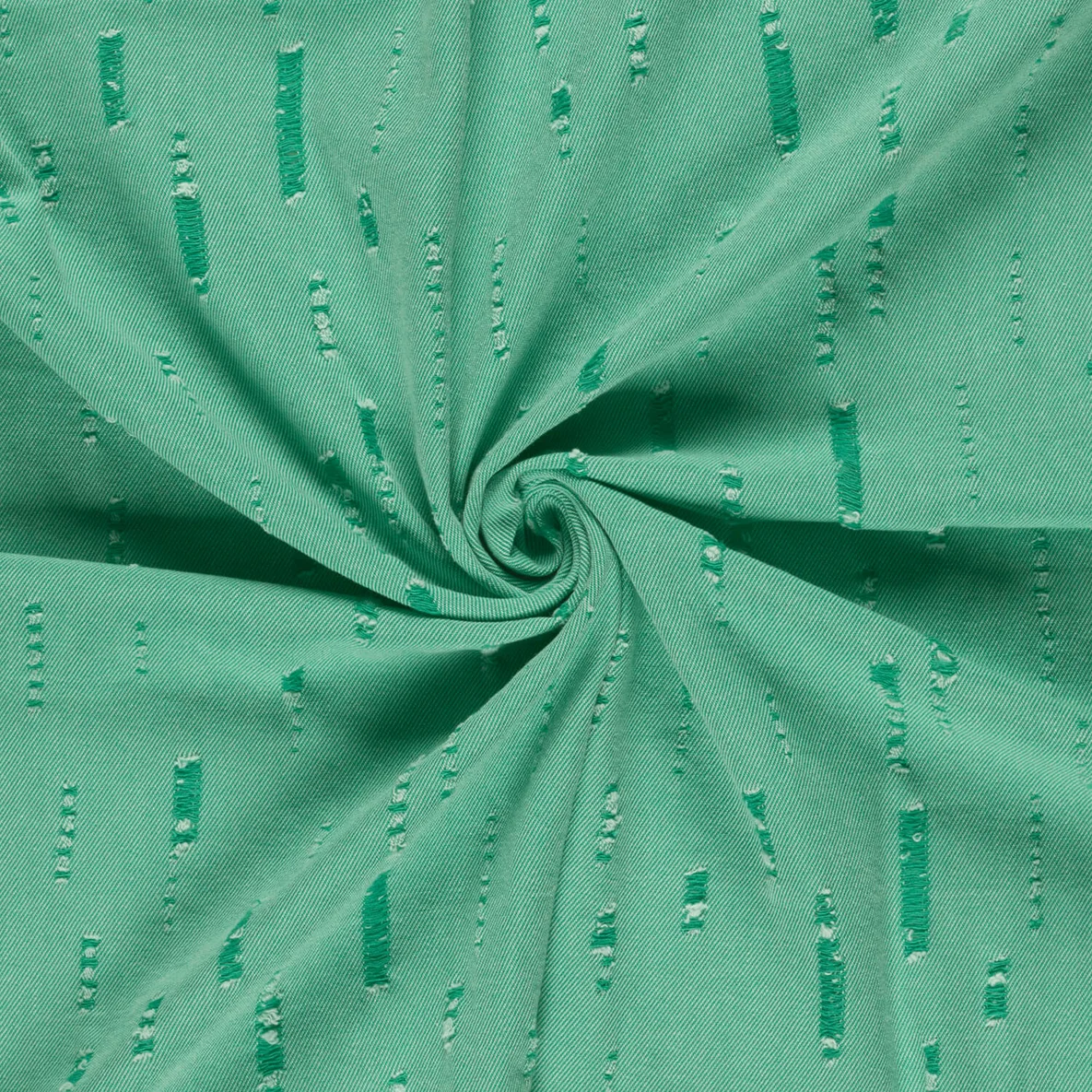 Hosenjeans Destroyed Uni Grasgrün