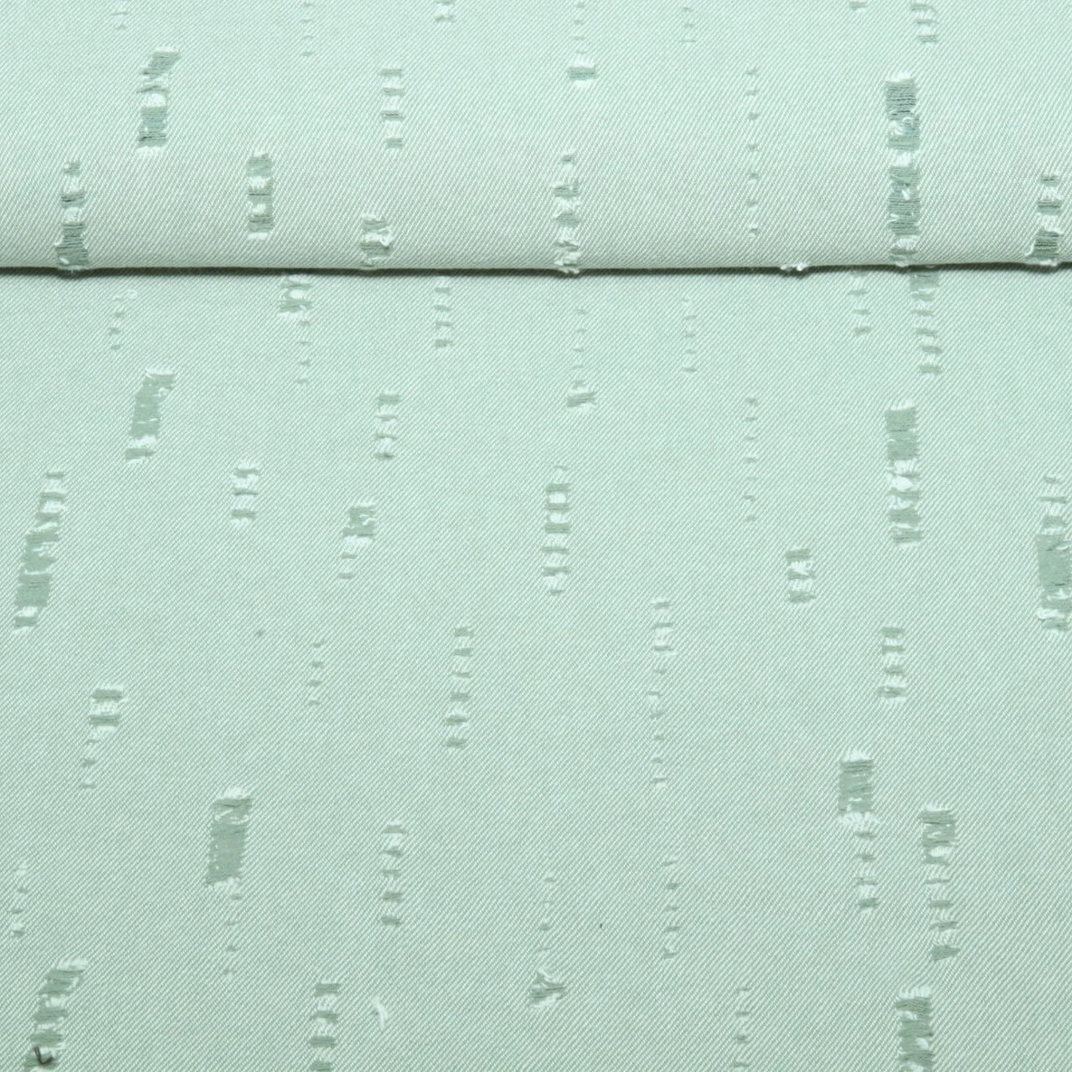 Hosenjeans Destroyed Uni Olivgrün