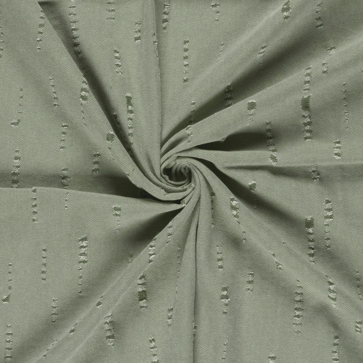 Hosenjeans Destroyed Uni Olivgrün