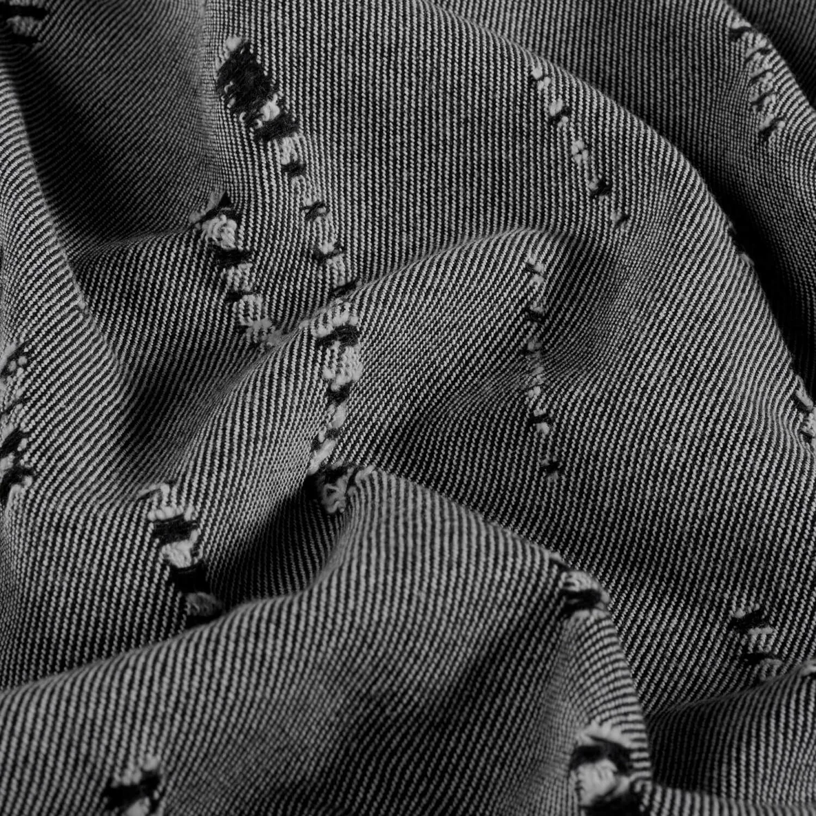 Hosenjeans Destroyed Uni Schwarz