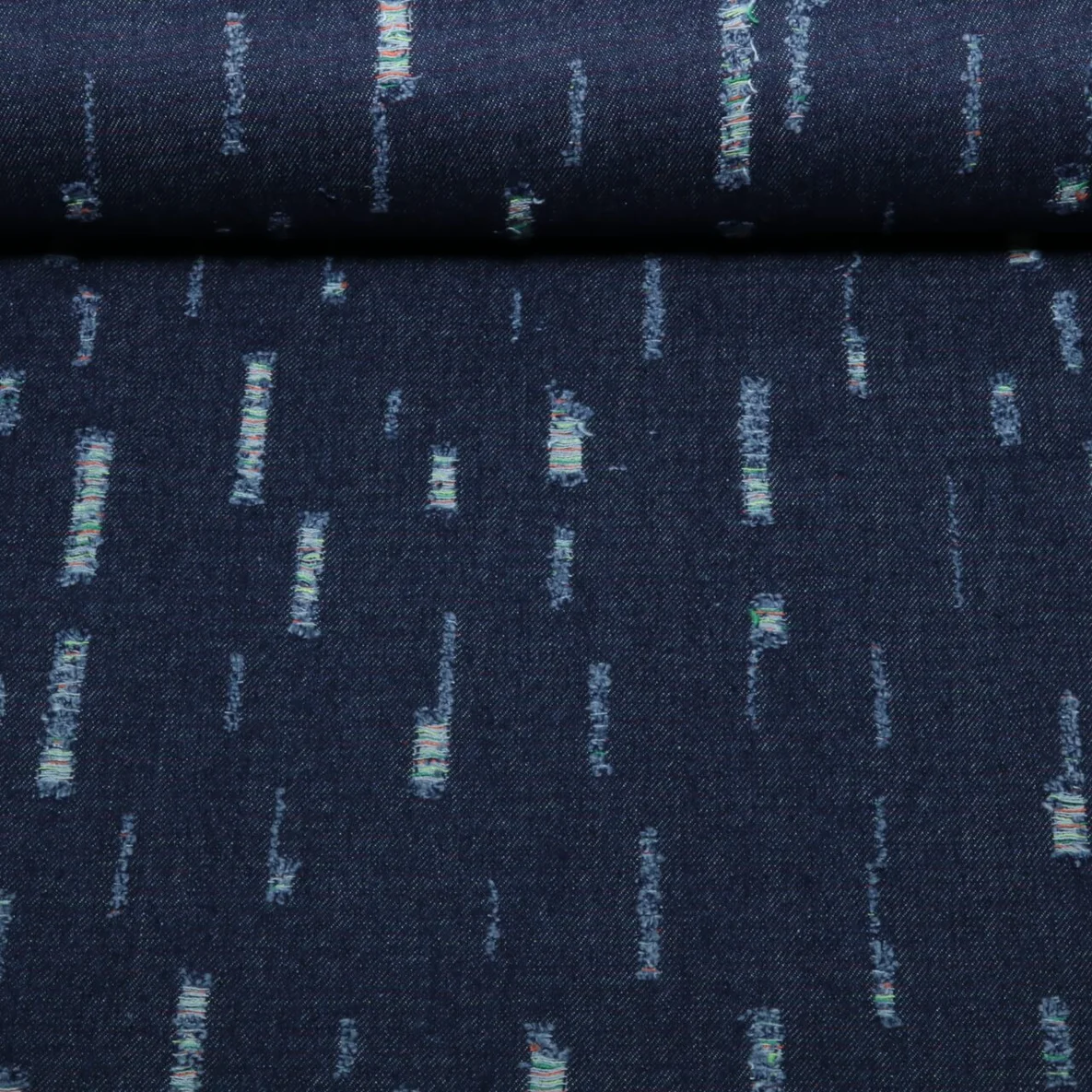 Hosenjeans Heavy Used Look Dunkelblau