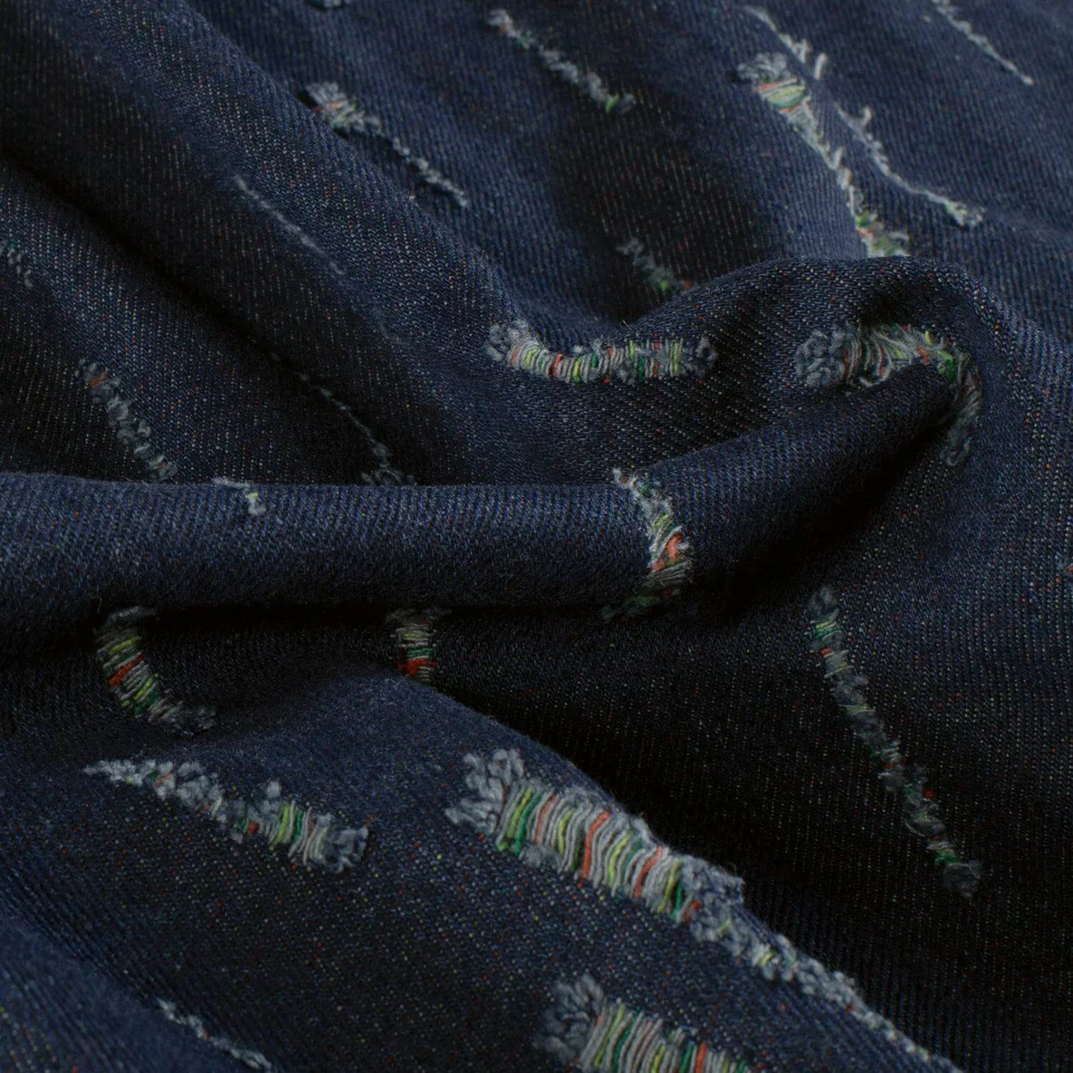 Hosenjeans Heavy Used Look Dunkelblau