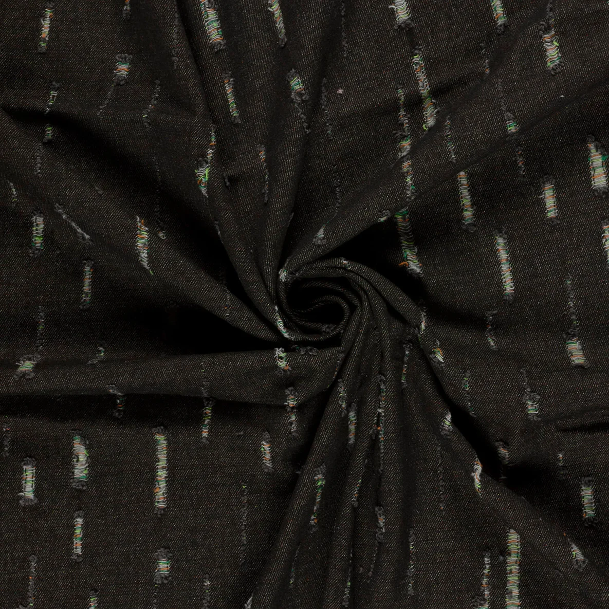 Hosenjeans Heavy Used Look Schwarz