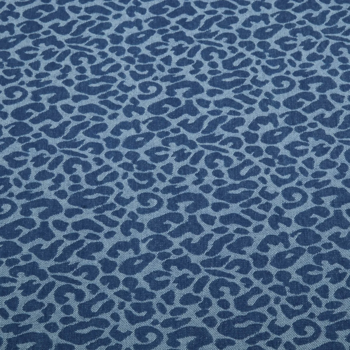 Hosenjeans Jacquard Leo Mittelblau