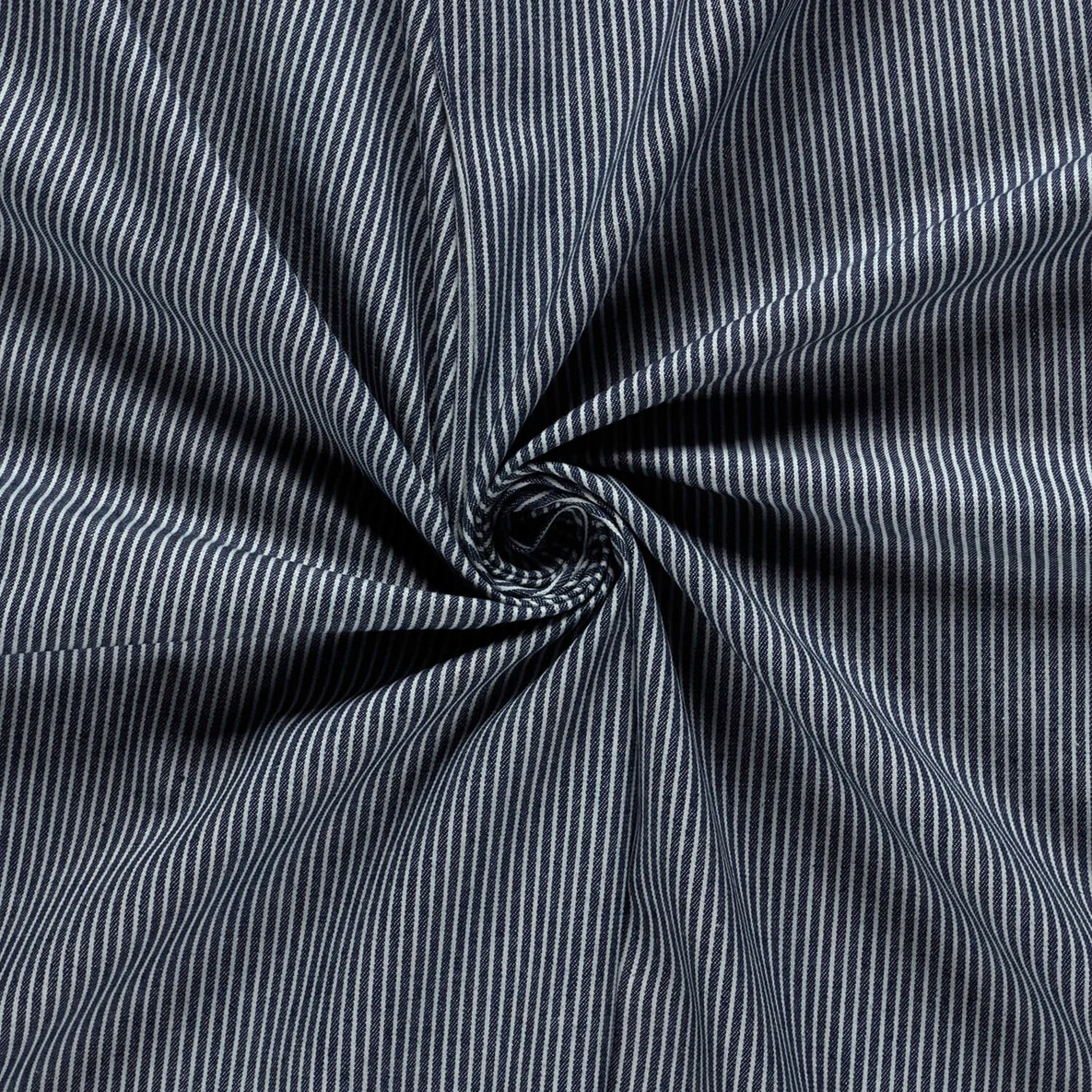 Hosenjeans Streifen Dunkelblau Weiß