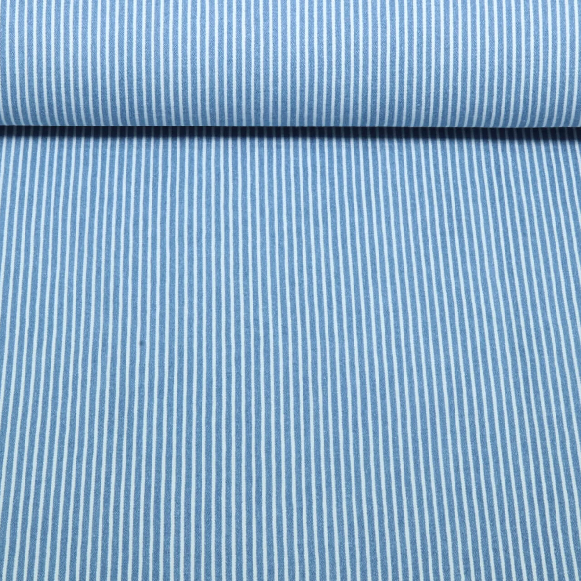 Hosenjeans Stretch Streifen Hellblau