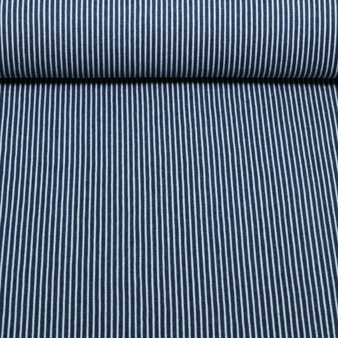 Hosenjeans Stretch Streifen Navy