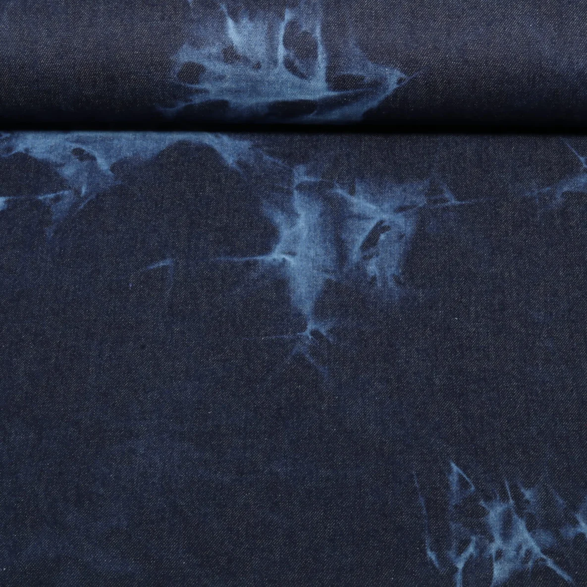 Hosenjeans Tie Dye Dunkelblau Extrabreit