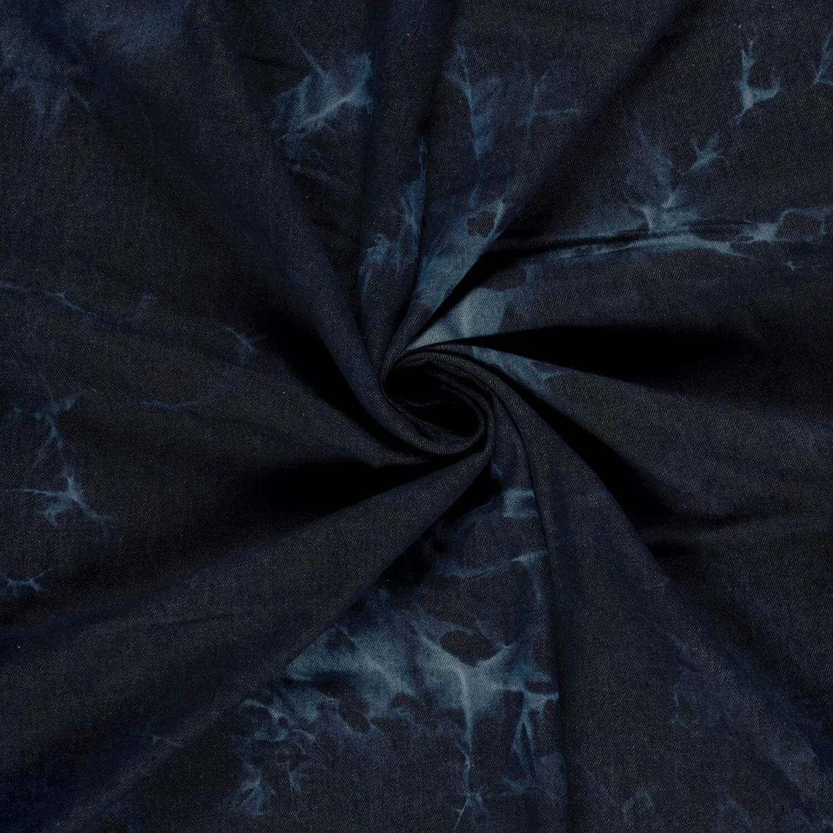 Hosenjeans Tie Dye Dunkelblau Extrabreit