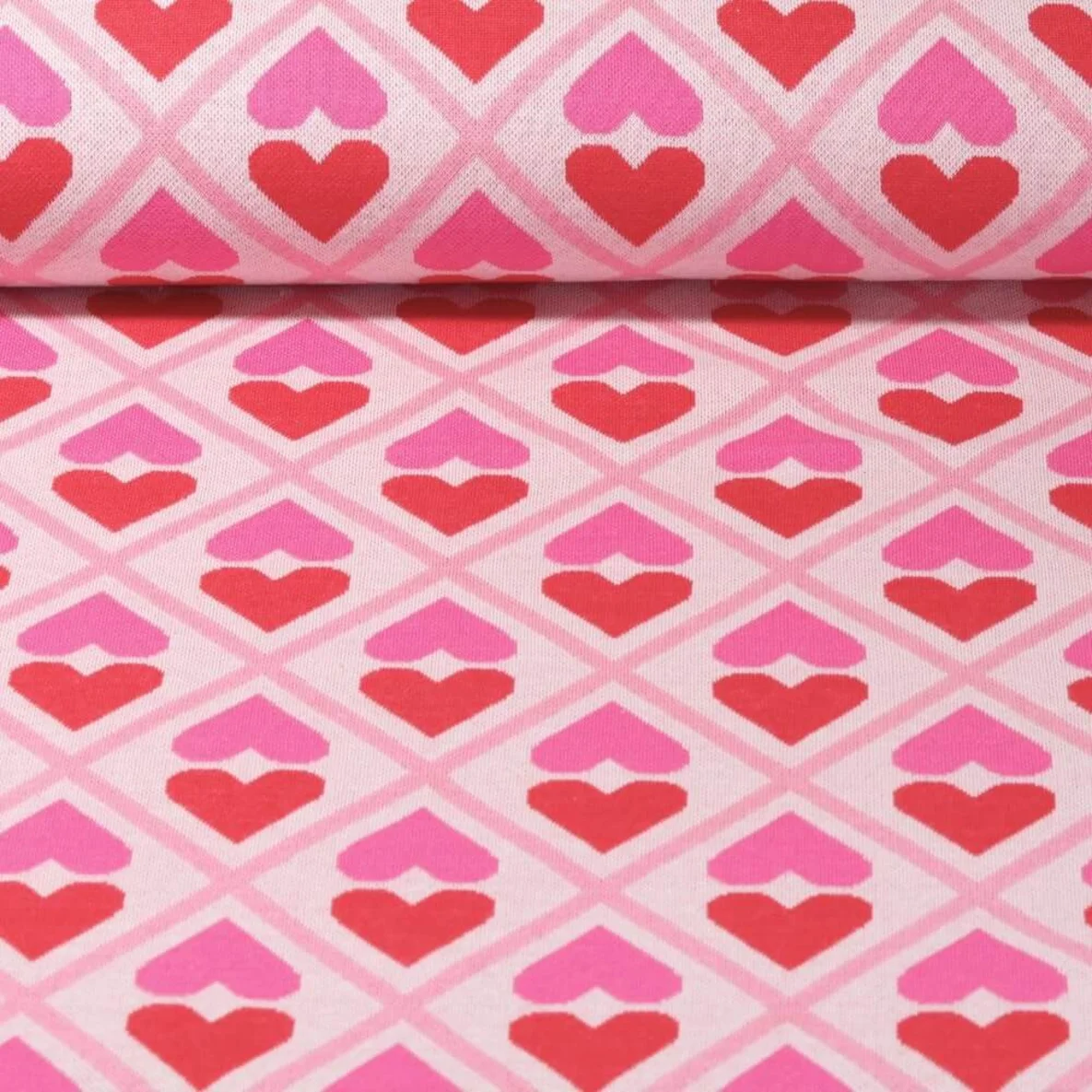 Jacquard Jersey "ASS" Beige Pink