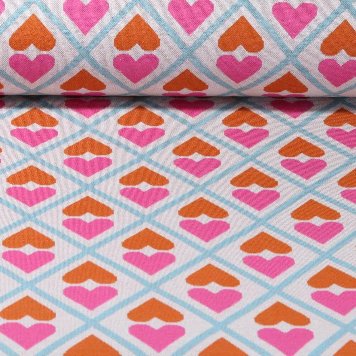 Jacquard Jersey "ASS" Beige Rosa