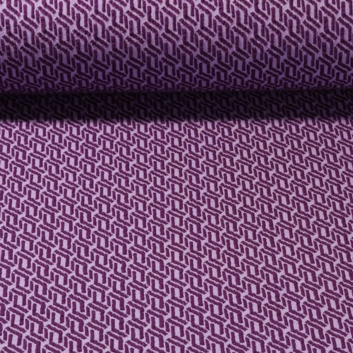 Jacquard Jersey "All In One" Lila