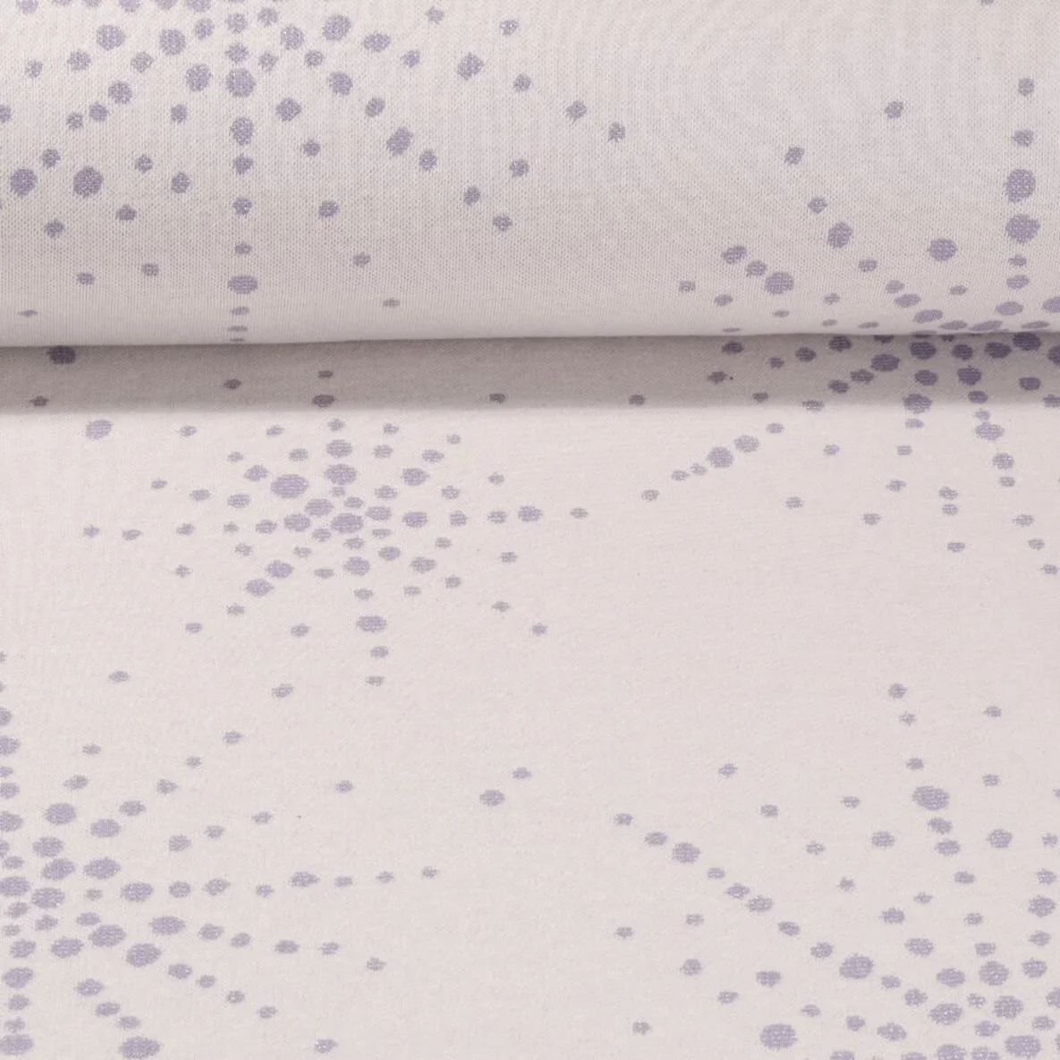 Jacquard Jersey "Boom" Ecru Flieder