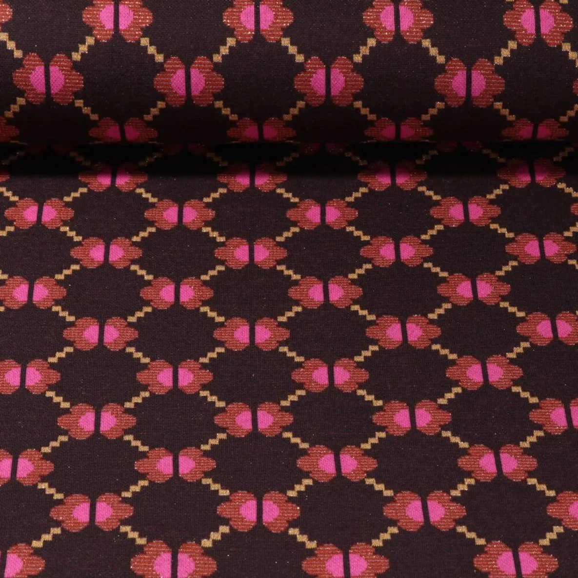 Jacquard Jersey "Like Me" Espresso