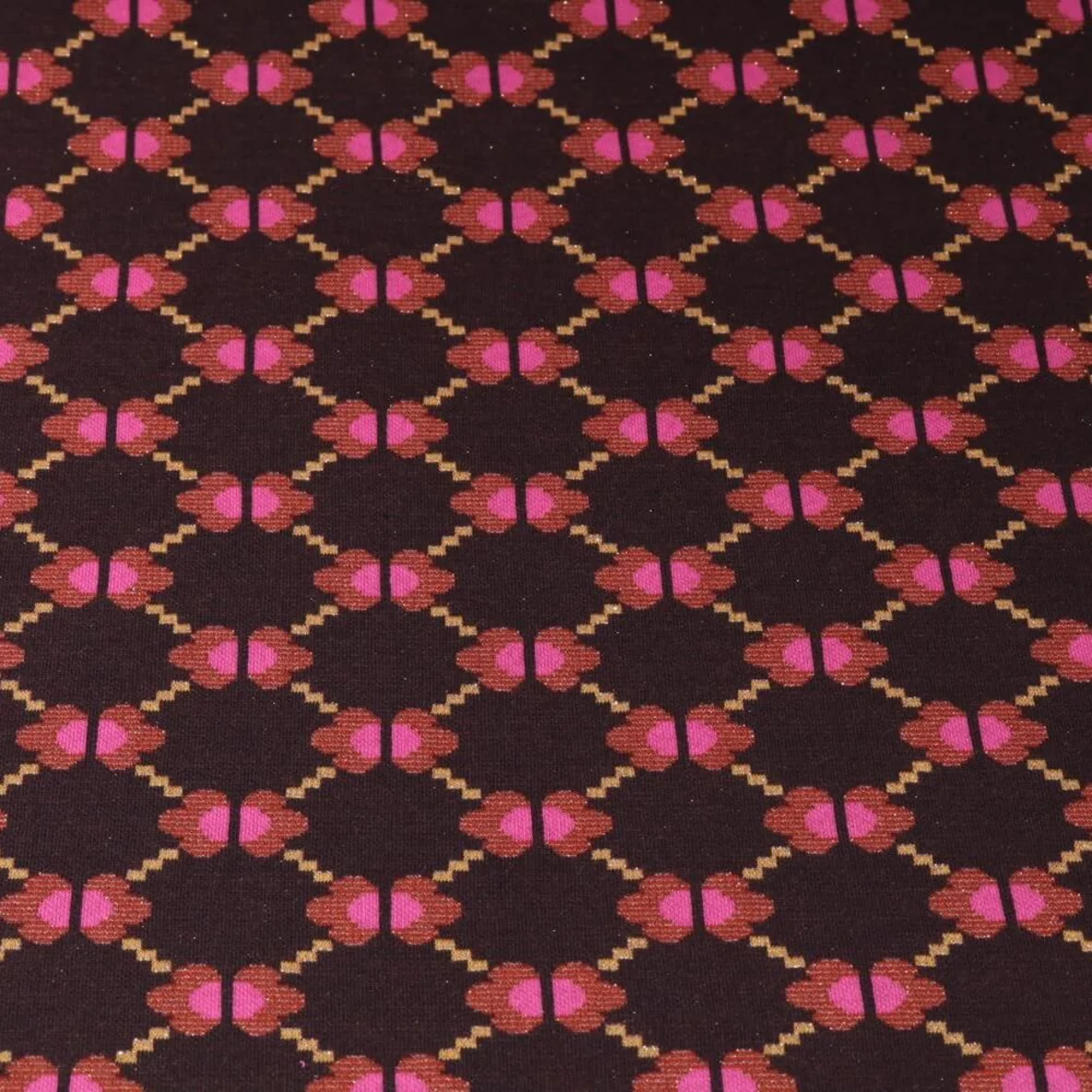 Jacquard Jersey "Like Me" Espresso