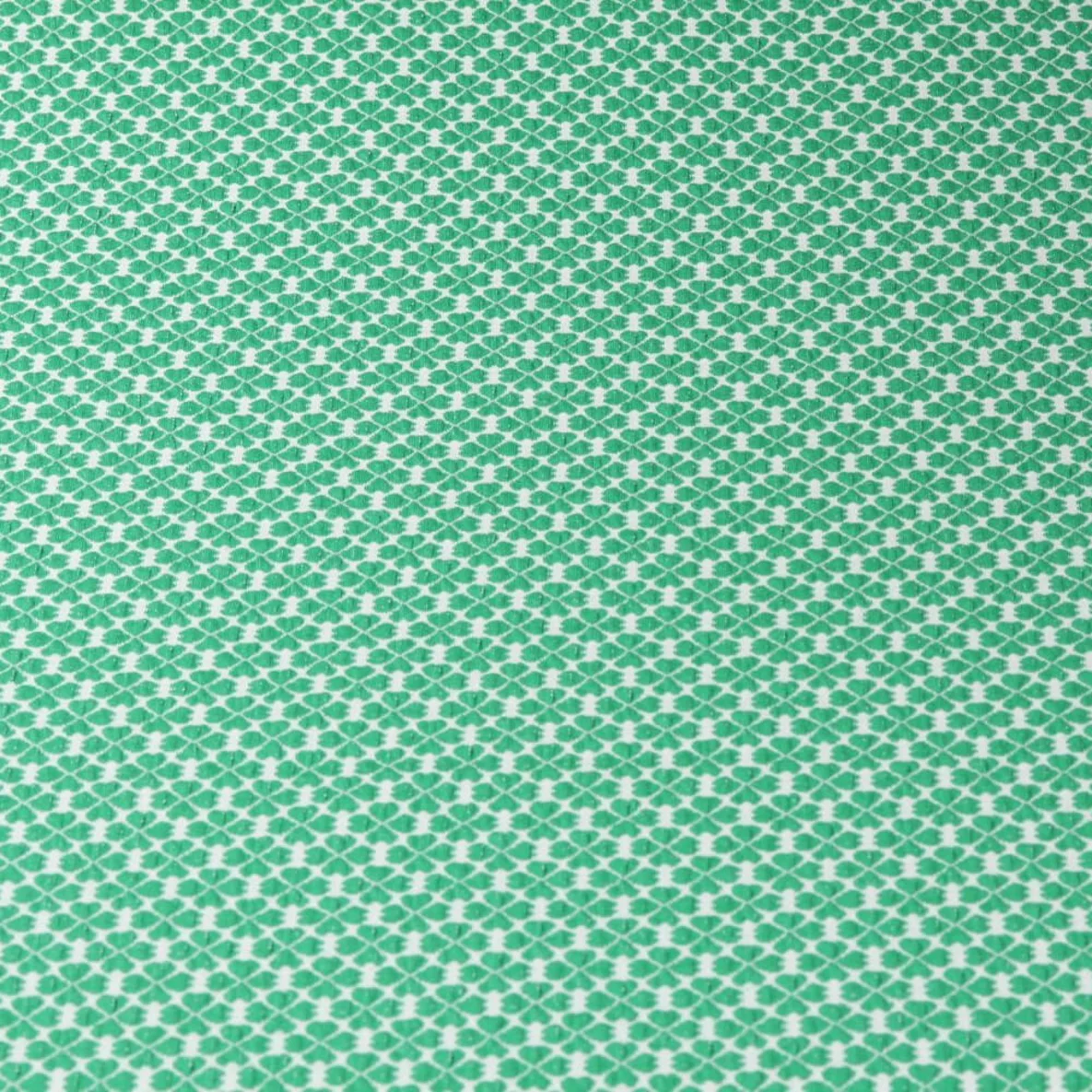 Jacquard Jersey "Lucky Knit" Grün