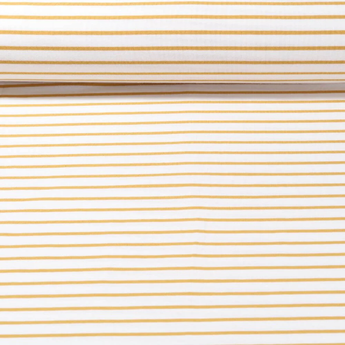 Jacquard Jersey Maxi Streifen Ecru Ocker