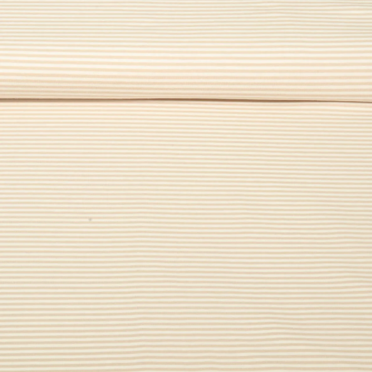 Jacquard Jersey Streifen Mini Ecru Beige