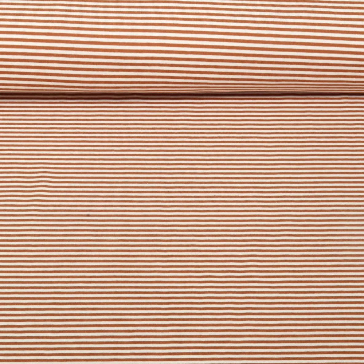 Jacquard Jersey Streifen Mini Ecru Bronce