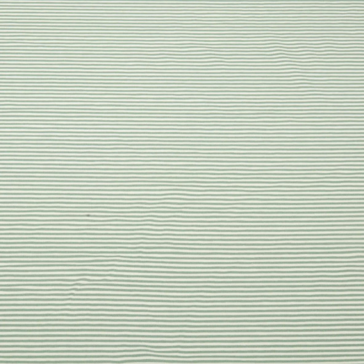 Jacquard Jersey Streifen Mini Ecru Salbeigrün