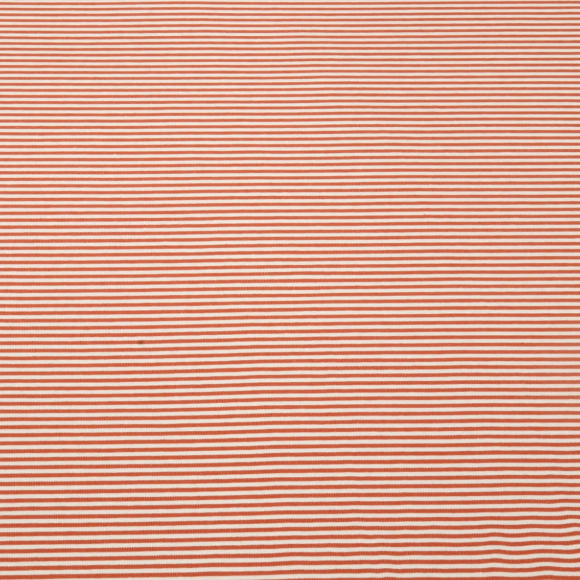 Jacquard Jersey Streifen Mini Ecru Ziegelrot