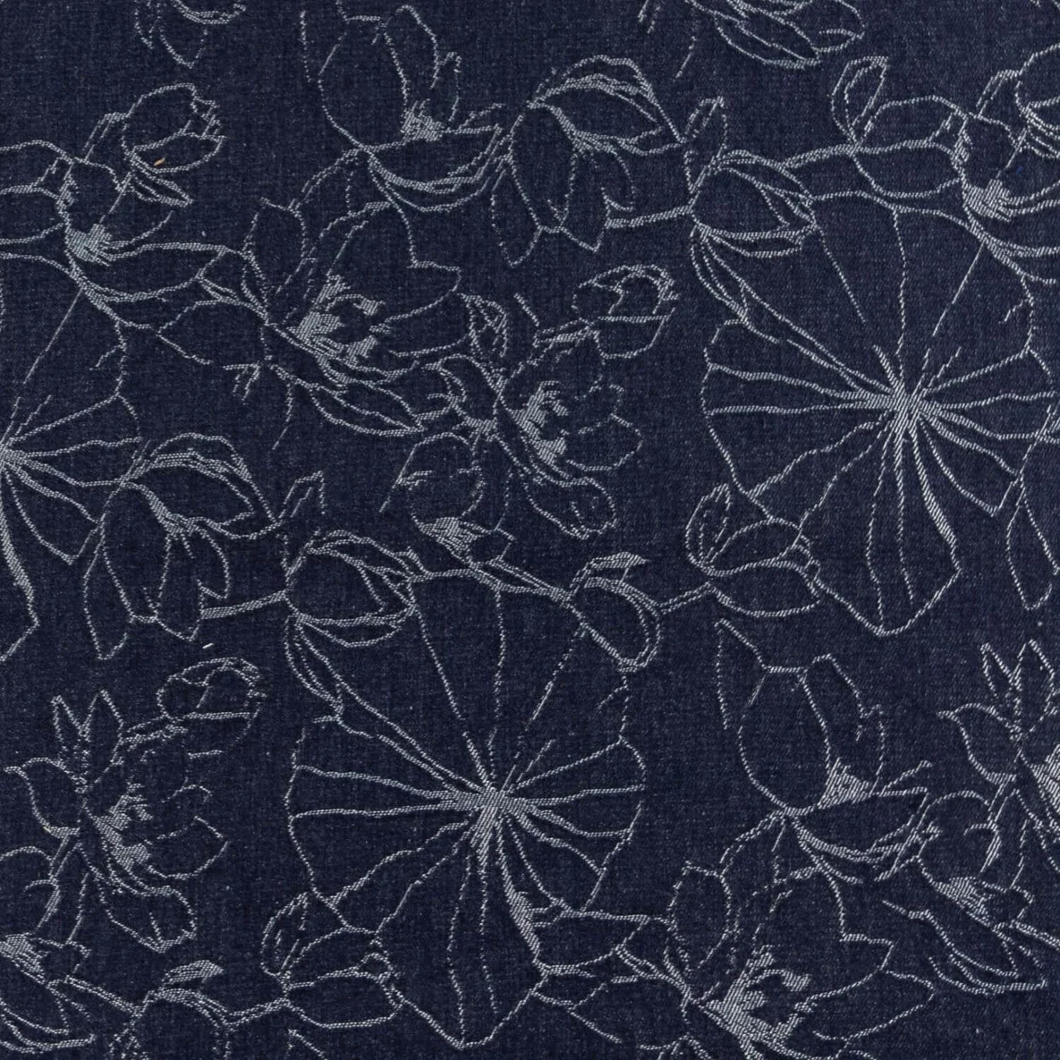 Jeans B-Trendy Jacquard Blumen Navy