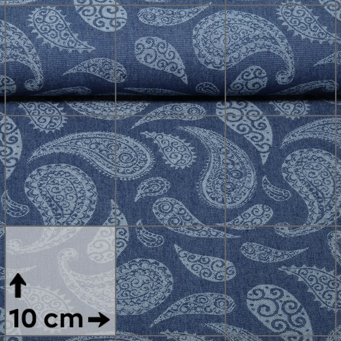 Jeans B-Trendy Paisley Jacquard Dunkelblau