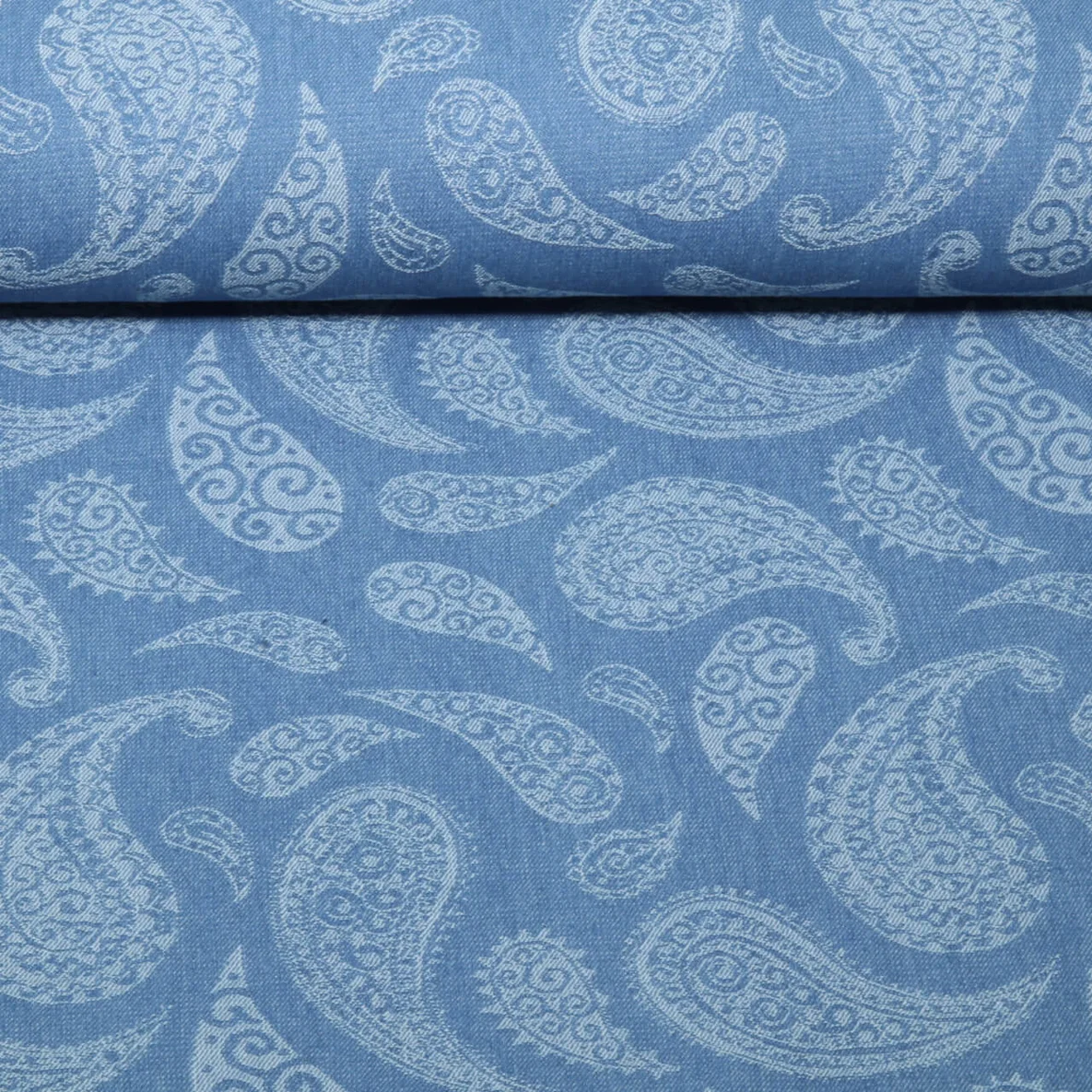 Jeans B-Trendy Paisley Jacquard Hellblau