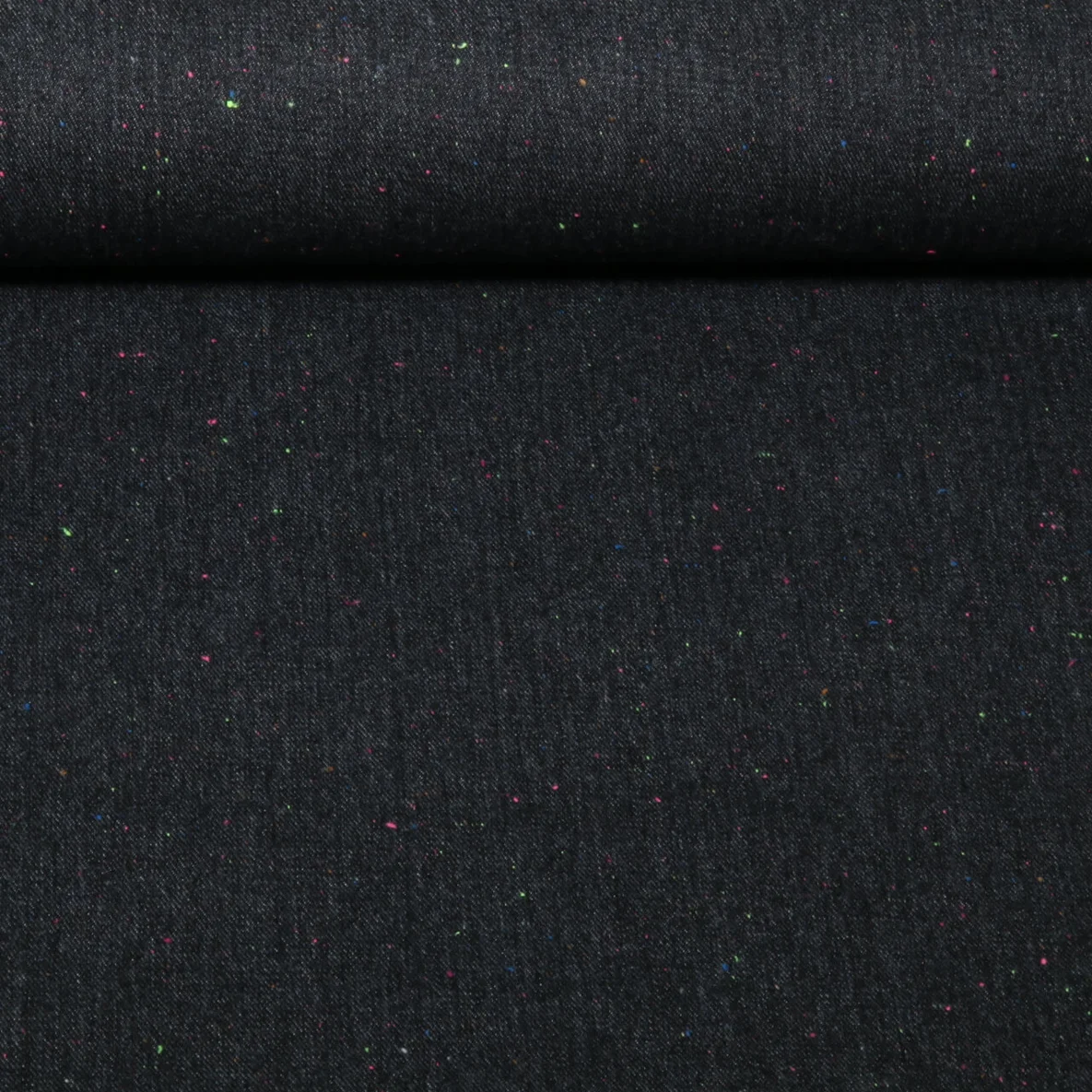 Jeans B-Trendy Sprenkel Multicolor Schwarz