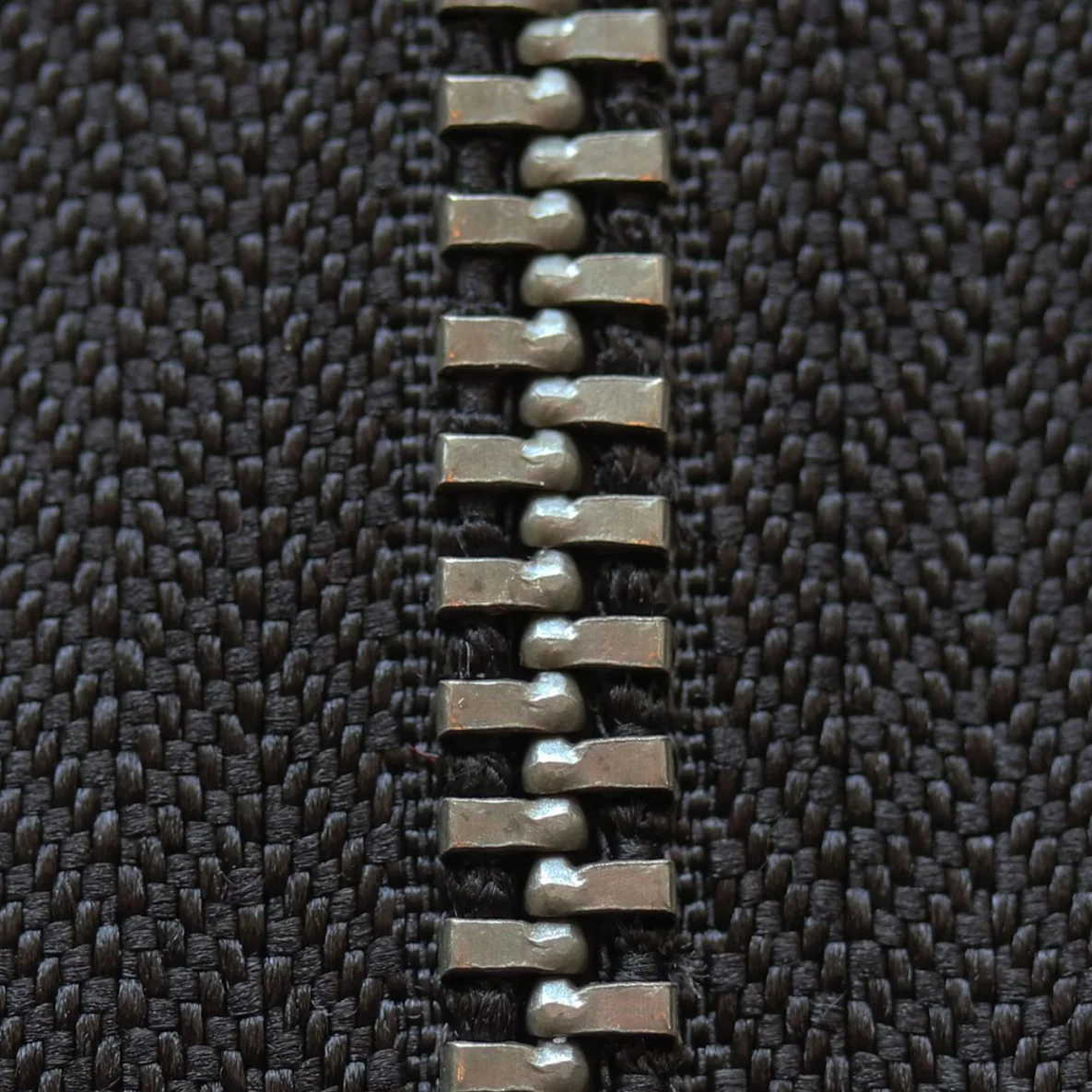 Jeans-Reißverschluss Metall Antique 11cm Schwarz B5