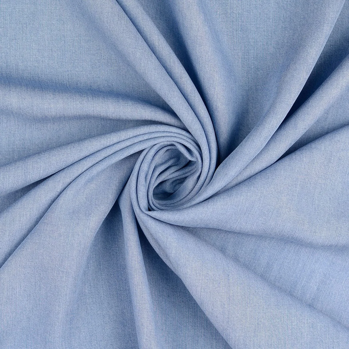 Jeans Tencel Gewaschen Uni Hellblau