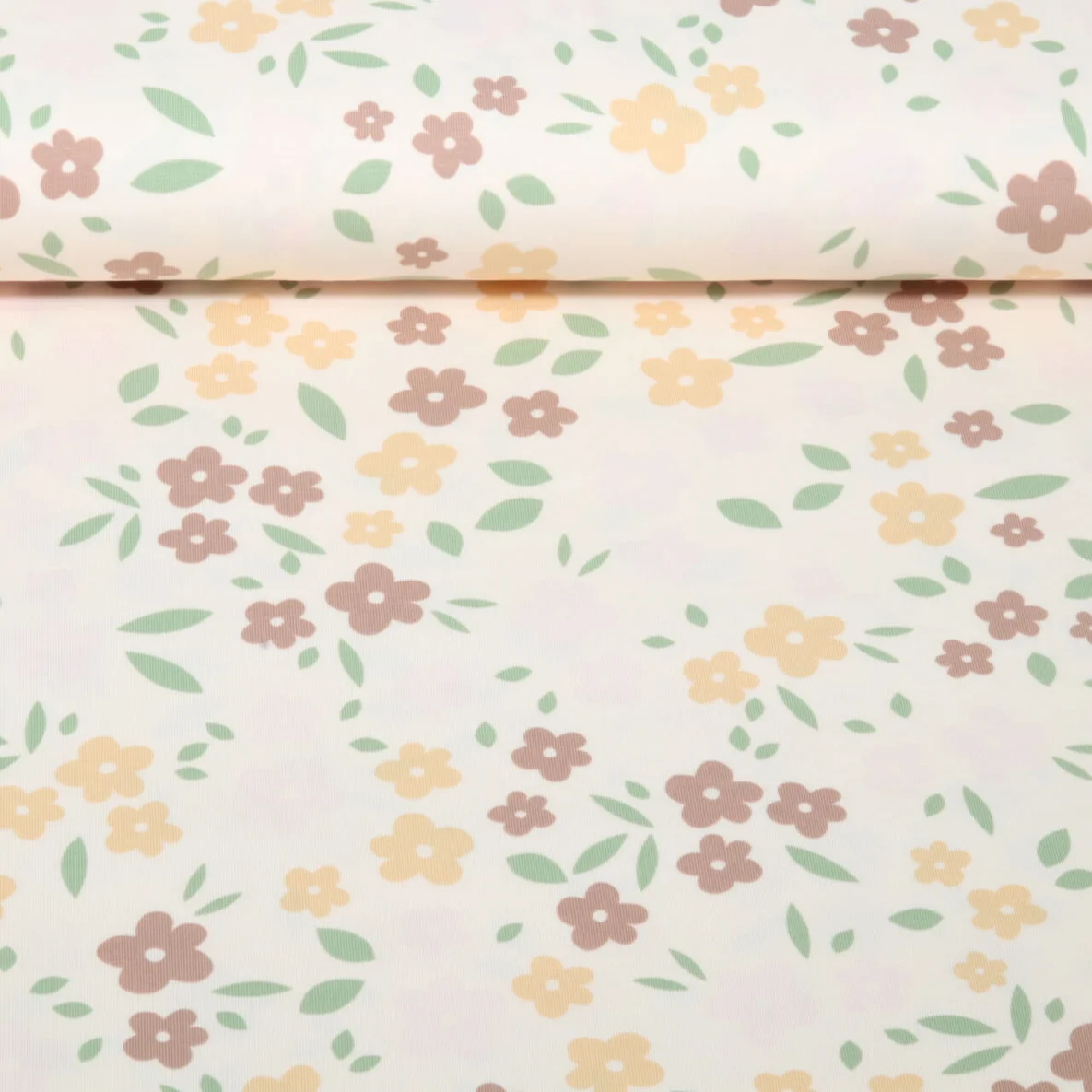 Jersey B-Trendy Blumen Rose