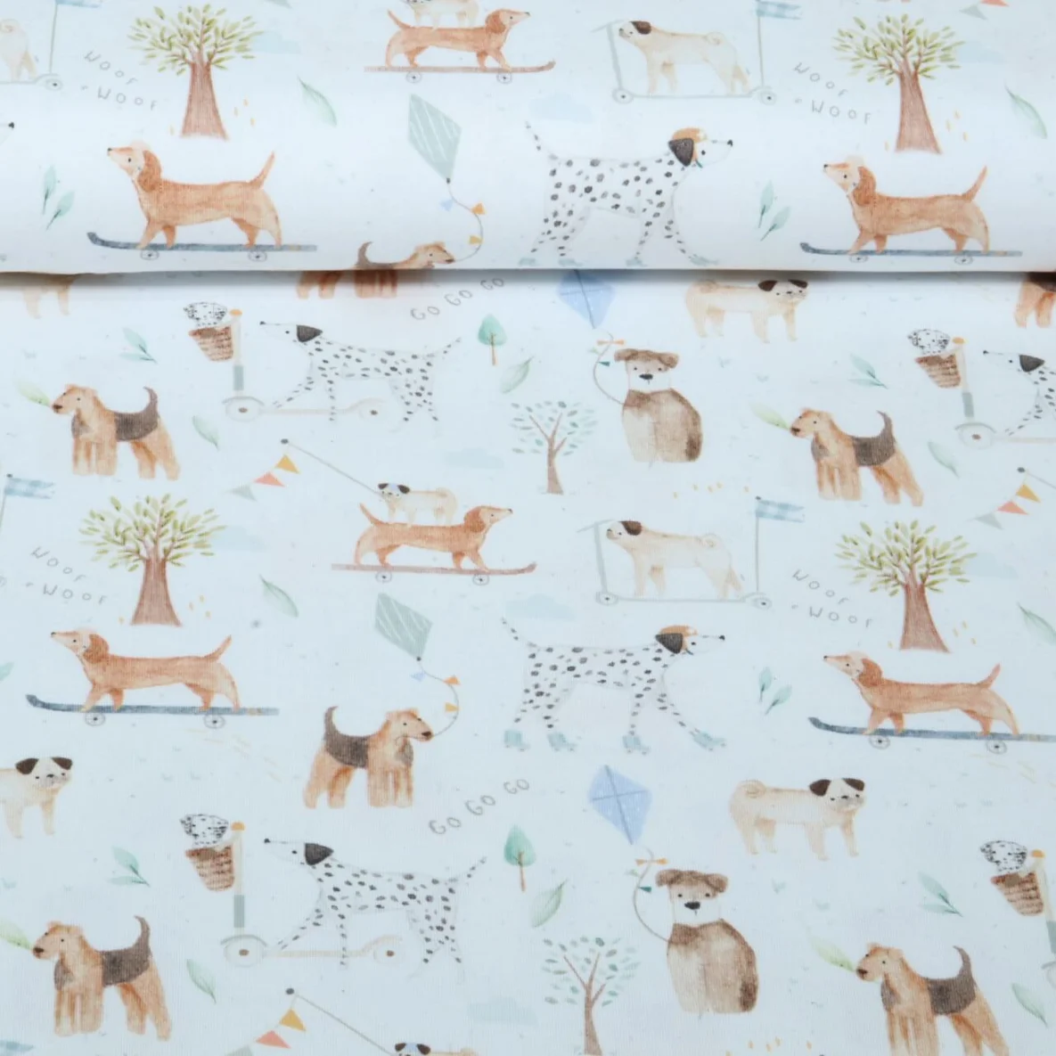 Jersey B-Trendy Digital Hunde Weiß