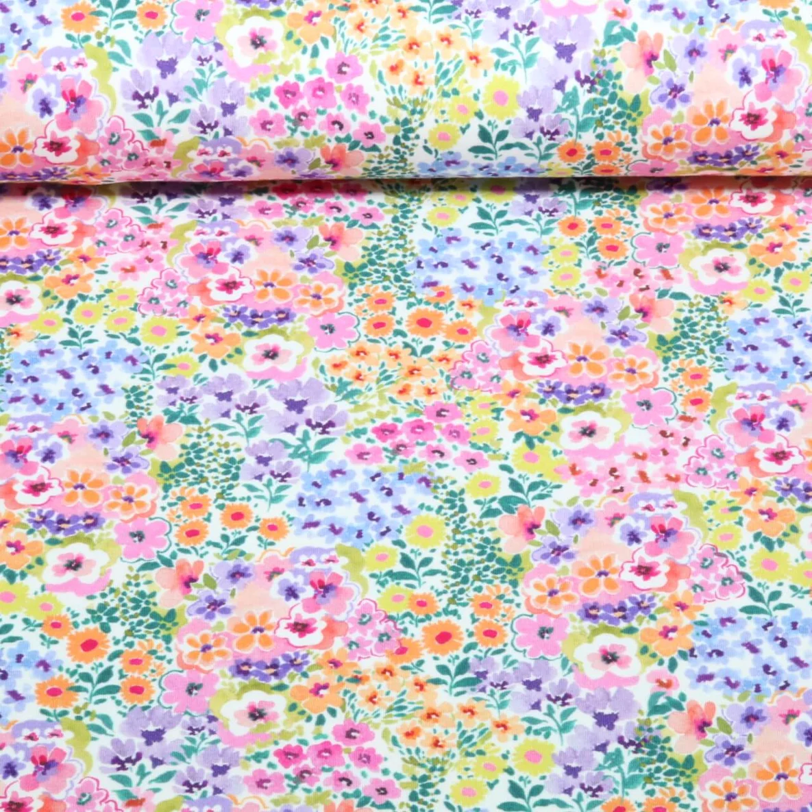 Jersey Digital Blumen Multicolor