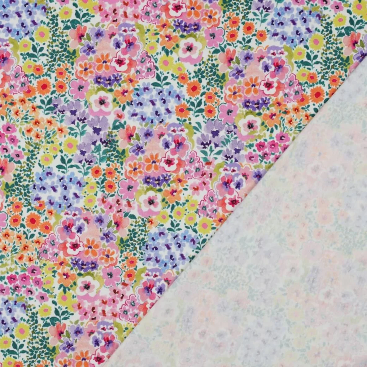 Jersey Digital Blumen Multicolor