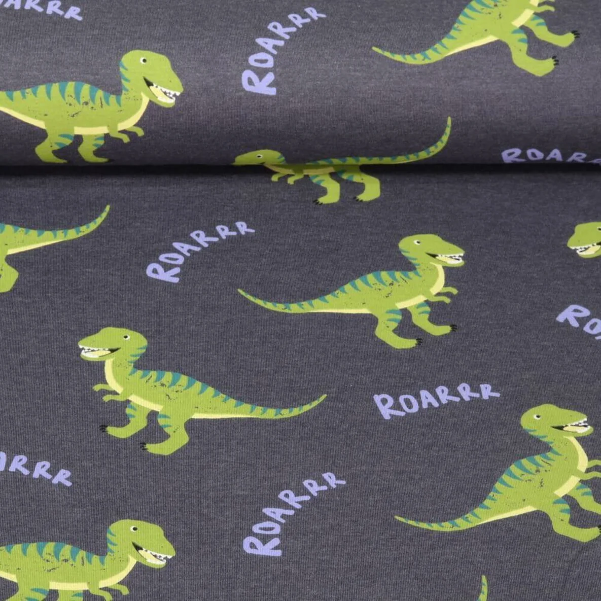 Jersey Dinos Indigo Melange