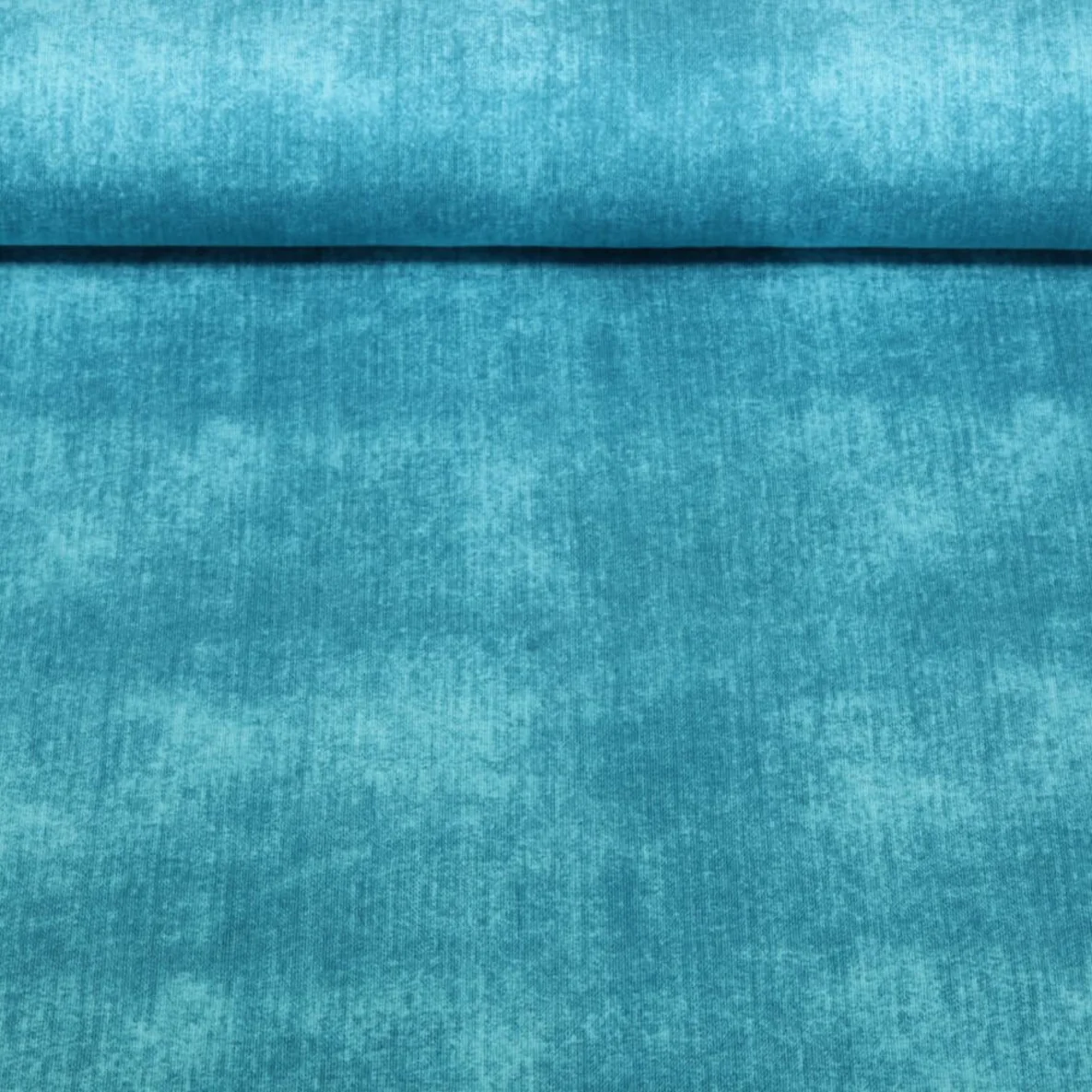 Jersey Jeansoptik Türkis