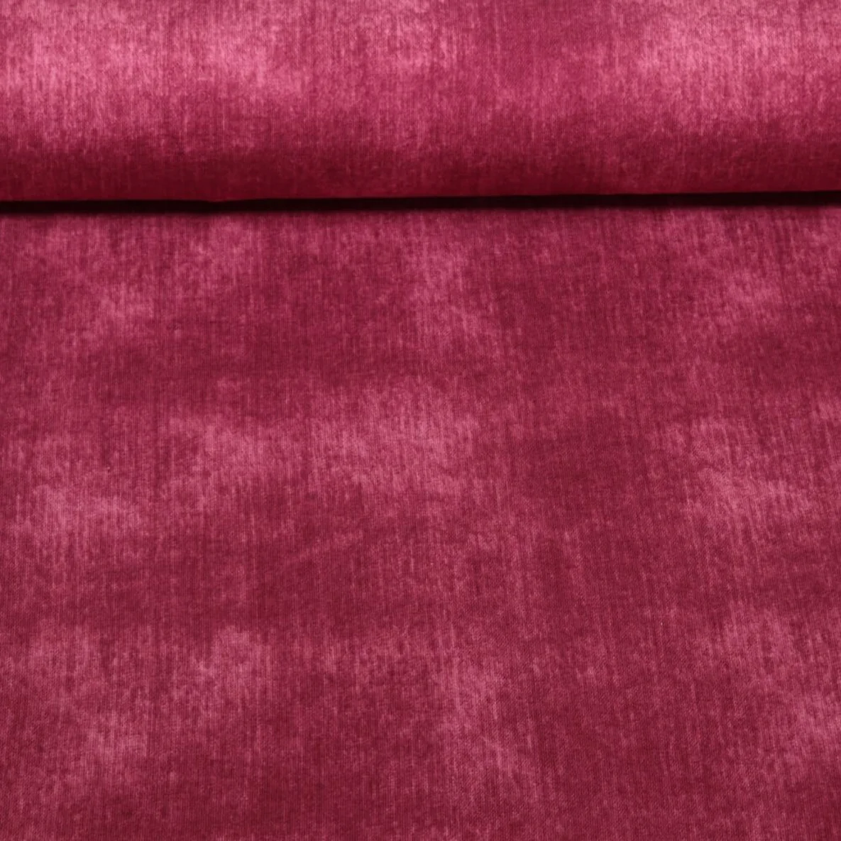 Jersey Jeansoptik Weinrot