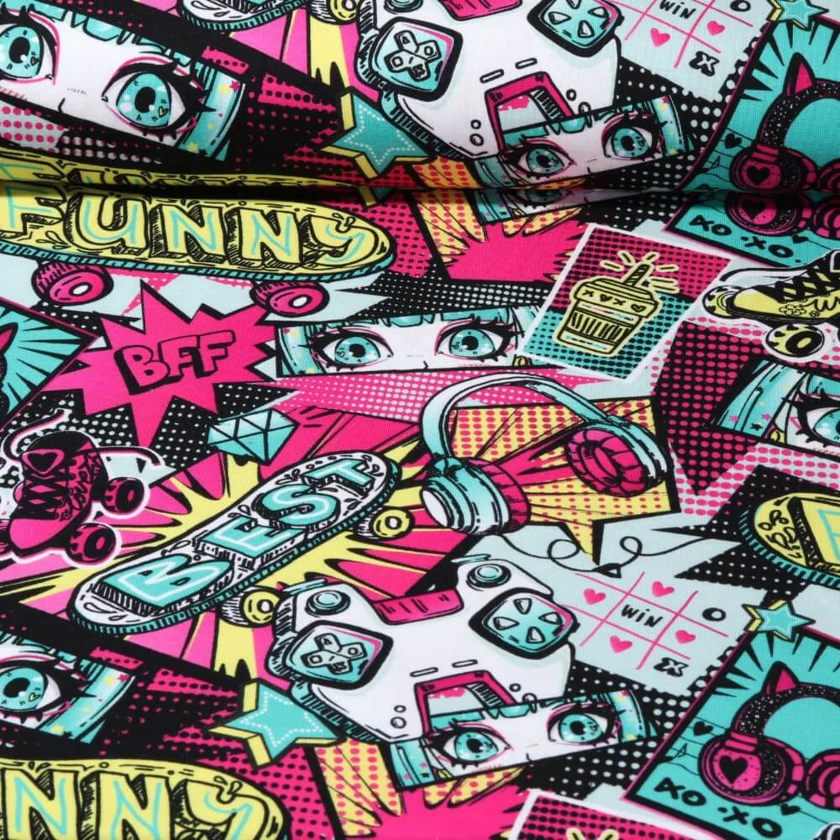 Jersey Manga Skateboard Multicolor