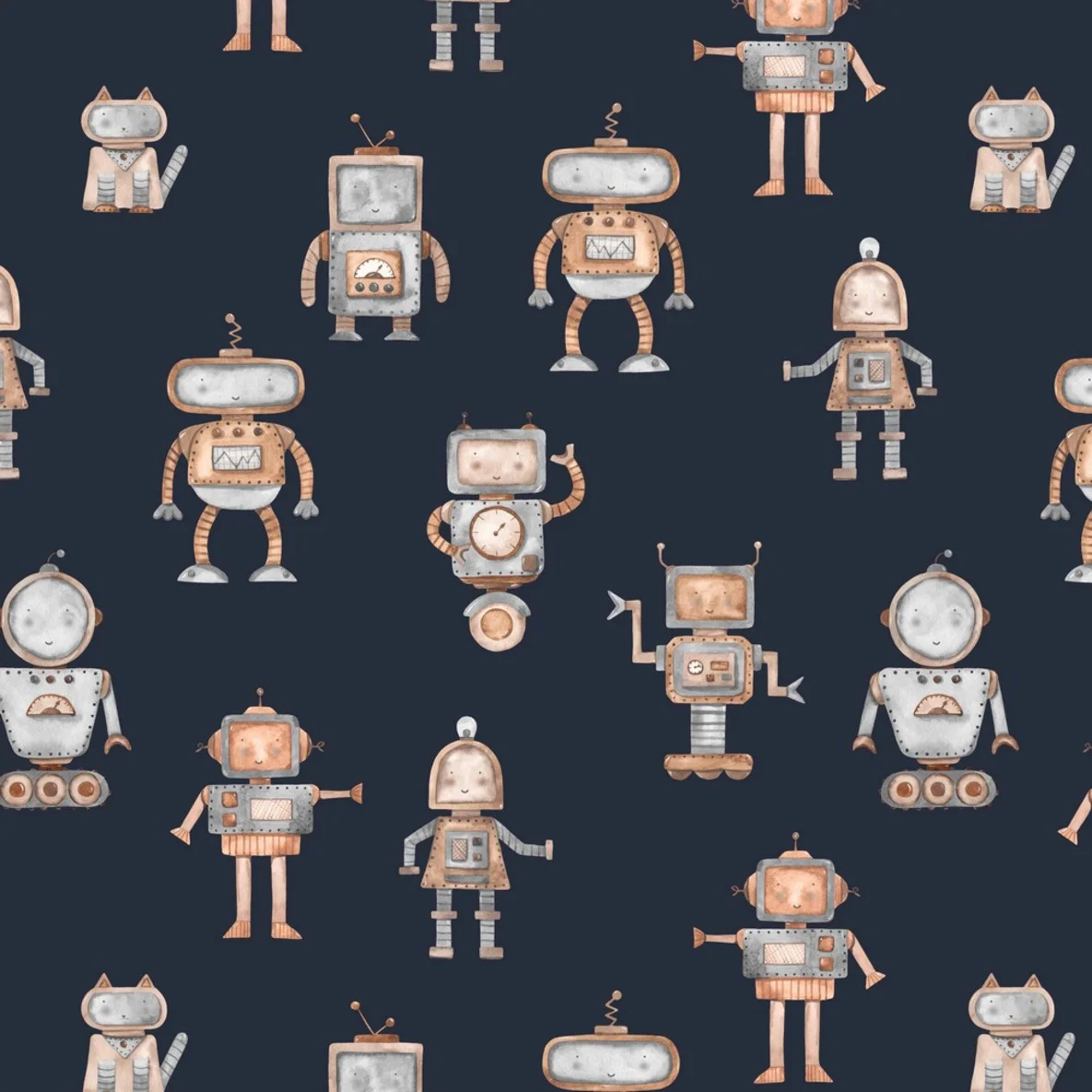 Jersey Roboter Navy